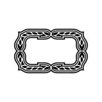 Intricate Celtic Frame, Vintage, Elegant Border - Ornate vector