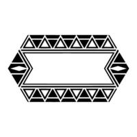 Geometric Deco Border, Elegant Element, Triangle vector