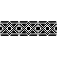 Geometric Border, Stylized Pattern, Minimalist, Triangles vector