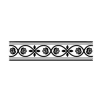 Elegant Floral Border, Vintage, Decorative Element, - Rose, Illustration vector