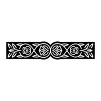 Intricate Celtic Border, Vintage, Decorative Element - Linear vector