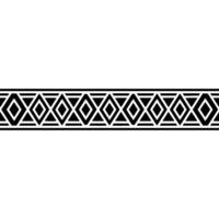 Geometric Deco Border, Minimalist, Vintage - Pattern vector
