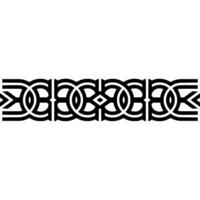 Intricate Celtic Border, Vintage, Decorative Element - Geometric vector