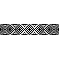 Geometric Diamond Border, Modern Abstract Pattern vector