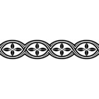 Intricate Celtic Knot Border, Elegant, Vintage Motif, Pattern vector
