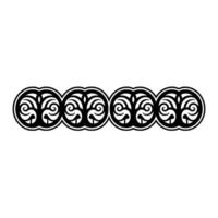 Intricate Celtic Border, Vintage, Ornamental Motif vector