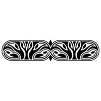 Elegant Botanical Divider, Vintage Ornamentation vector