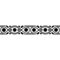Intricate Ornamental Border, Vintage, Stylized Elements vector
