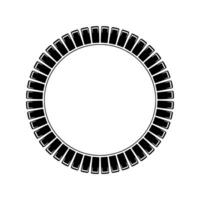 Circular Frame, Minimalist, Abstract Outline, Element vector
