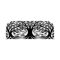 Intricate Tree Silhouette, Symbolic Growth, Minimalist vector