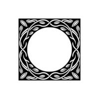 Celtic Knot Frame, Vintage, Minimalist Illustration vector
