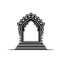 Intricate Archway, Ornamental Gateway, Vintage vector
