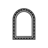 Elegant Arch Frame, Minimalist vector
