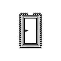 Classical Portal, Elegant Entrance, Symbolic Threshold vector