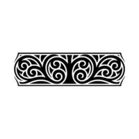 Intricate Celtic Border, Vintage Ornamentation, Swirls vector