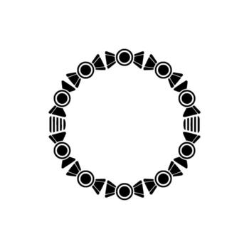 Geometric Circle, Minimalist, Abstract Pattern, Geometry vector