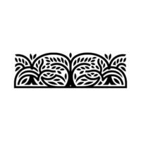 Elegant Botanical Border, Minimalist, Branch vector