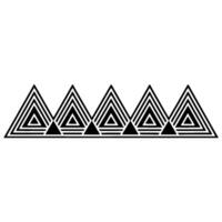 Geometric Pyramid Sequence, Minimalist vector