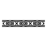 Intricate Celtic Border, Vintage, Elegant Ornamentation - Linear vector