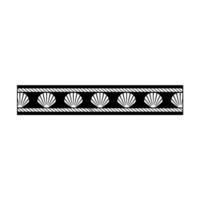 Nautical Shell Border, Minimalist, Shells vector