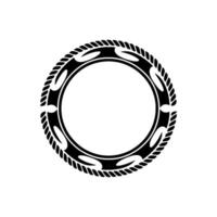 Tribal Ring, Minimalist, Circular Emblem vector