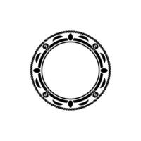 Nautical Decorative Frame, Vintage Style vector