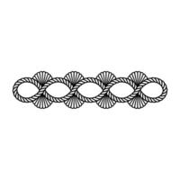 Nautical Knot Border, Minimalist - Rope vector