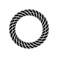 Interwoven Circle, Minimalist, Circular Rhythm vector