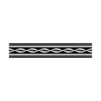 Textured Rope Border, Minimalist vector