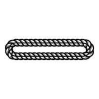 Intricate Rope Knot Illustration, Nautical Style vector