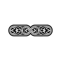 Intricate Celtic Ornament Border, Vintage Style - Swirl vector