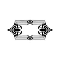 Elegant Deco Frame, Stylized Ornamentation vector