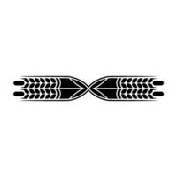 Geometric Wheat Border, Elegant Division, Vintage Motif vector