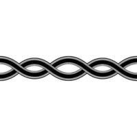 Minimalist Infinity Knot Border, Geometric vector