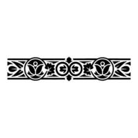 Ornate Black Border, Decorative Element, Vintage Style vector
