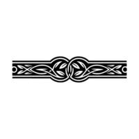 Celtic Knot Border, Elegant, Vintage Motif, Pattern vector