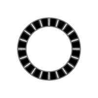 Minimalist Circular Pattern, Geometric, Monochromatic Texture vector