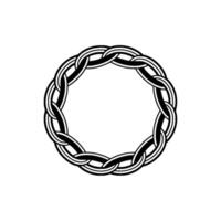 Intricate Celtic Knot, Circular Pattern, Symbolic vector