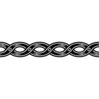 Intricate Celtic Border, Vintage Style, Braid vector