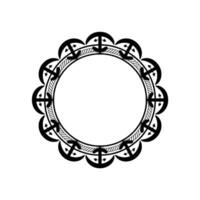 Nautical Anchor Frame, Stylized Maritime vector