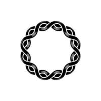Intricate Celtic Knot Frame, Minimalist, Abstract vector