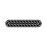 Intricate Rope Knot Illustration, Minimalist Style vector