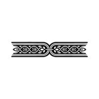 Intricate Celtic Border, Vintage Element - Flourish vector