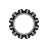 Geometric Ornament, Circular Emblem, Modern vector