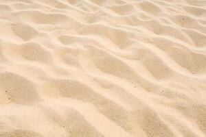 Flat seamless sand texture with soft grains, light beige tone, no objects. photo