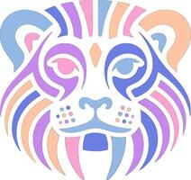 Golden Lion Tamarin Face Design vector