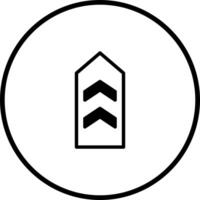 Simple chevron icon illustration design for graphic and website minimalist concept isolated image vector