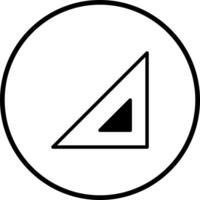 Minimalist signal strength icon depicting connectivity and technology communication indicating network availability connection and mobile vector
