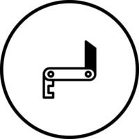 Iconic representation of a multipurpose tool within a circle symbolizing resourcefulness and practical solutions for diverse tasks vector