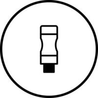 Icon of a USB Connector Cable Representing Digital Connectivity and Technological Interface Solutions vector